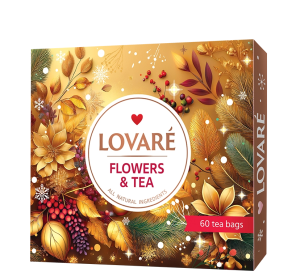 Комплект Чай Lovare Flowers and Tea 60 бр в Кутия