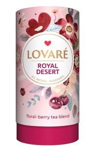 Чай Lovare Royal Dessert 80 г в Тубус