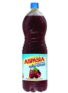 Негазирана Напитка Аспазия Черна Череша 2 л 6 бр в Стек