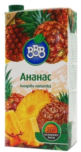 Плодова Напитка ВВВ Ананас 2 л