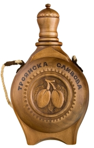 Стара Троянска Сливова Ракия 7 годишна 0.5 л Дървена бъклица
