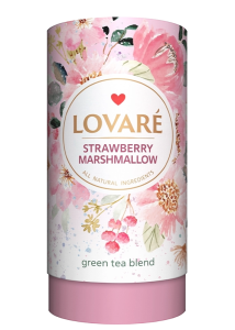 Чай Lovare Strawberry Marshmallow 80 г в Тубус