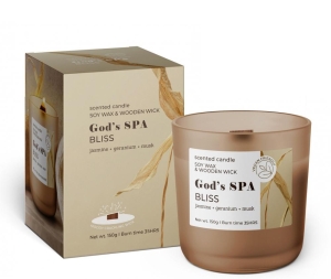 Ароматна Соева Свещ в Чаша God's Spa Bliss/Harmony 150 г
